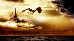 Planets surrealism surreal Sea