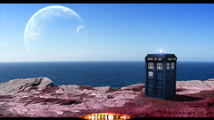 Planets tardis Earth fantasy