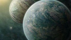 Planets twins outer space