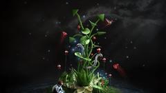 Plants digital art Desktopography