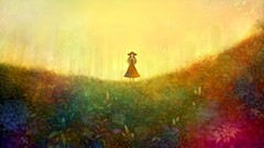 Plants dress hats multicolor long hair anime girls brunettes