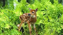 Plants spring deer fawn spots