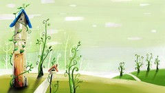 Plants spring houses artistic