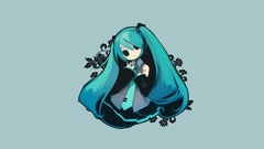 Plants twintails Simple Background