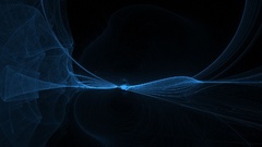 Plasma blue abstract in