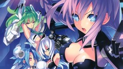 Playstation 3 anime girls video games Hyperdimension Neptunia 