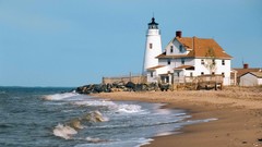 Point Beaches lighthouses