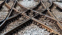 Points railway railroad tracks