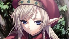 Pointy ears blue eyes