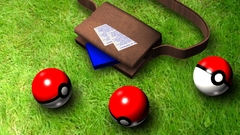 Poke Balls grass