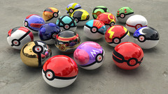 Pokeballs high