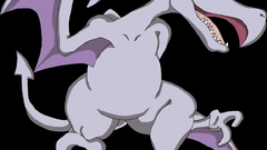 Pokemon Aerodactyl black background