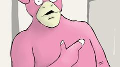 Pokemon American Psycho slowpoke