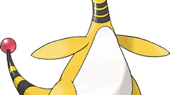 Pokemon ampharos black background