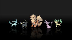 Pokemon arcanine espeon glaceon jolteon leafeon