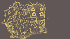 Pokemon Bastiodon Simple Background