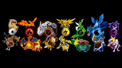 Pokemon black background