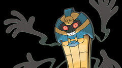Pokemon black background cofagrigus