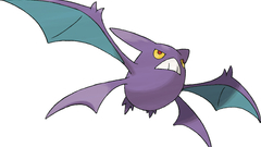 Pokemon black background crobat