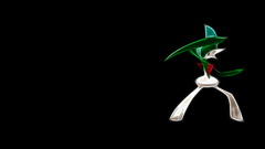 Pokemon black background Gallade