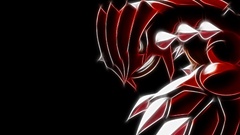 Pokemon black background Groudon