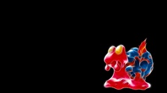 Pokemon black background Magcargo