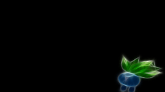 Pokemon black background Oddish