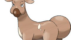 Pokemon black background stantler