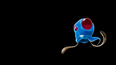 Pokemon black background Tentacool