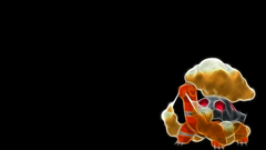 Pokemon black background Torkoal
