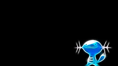 Pokemon black background Wooper