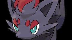 Pokemon black background zorua