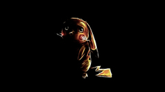 Pokemon black Pikachu sad