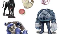 Pokemon blastoise mew Meowth