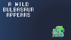 Pokemon blue bulbasaur