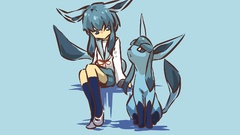 Pokemon blue nekomimi animal