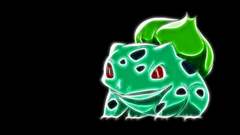 Pokemon bulbasaur black background