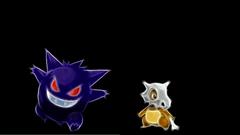 Pokemon bulbasaur Gengar black