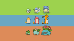 Pokemon bulbasaur squirtle alternative