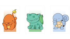 Pokemon bulbasaur squirtle charmander