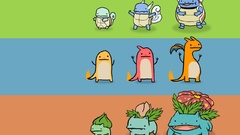 Pokemon bulbasaur squirtle Evolution