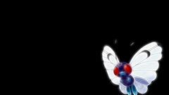 Pokemon Butterfree black background