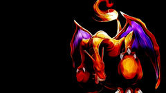 Pokemon charizard black background