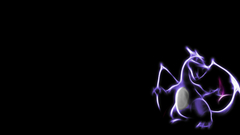Pokemon charizard black background