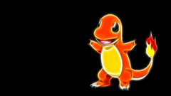 Pokemon charmander black background