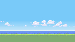 Pokemon clouds pixel Art