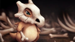 Pokemon cubone soft shading