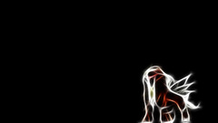 Pokemon Entei black background