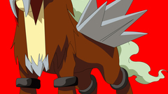 Pokemon Entei red background