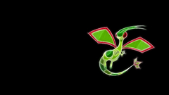 Pokemon flygon black background